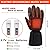 QILOVE Heated Gloves, Rechargeable Heated Gloves for Men or Women, 3.7V 2200mAh Electric Heated Gloves, Waterproof Winter Warm Gloves for Outdoors Work, Riding, Ski, Snowboarding, Hiking, Cycling