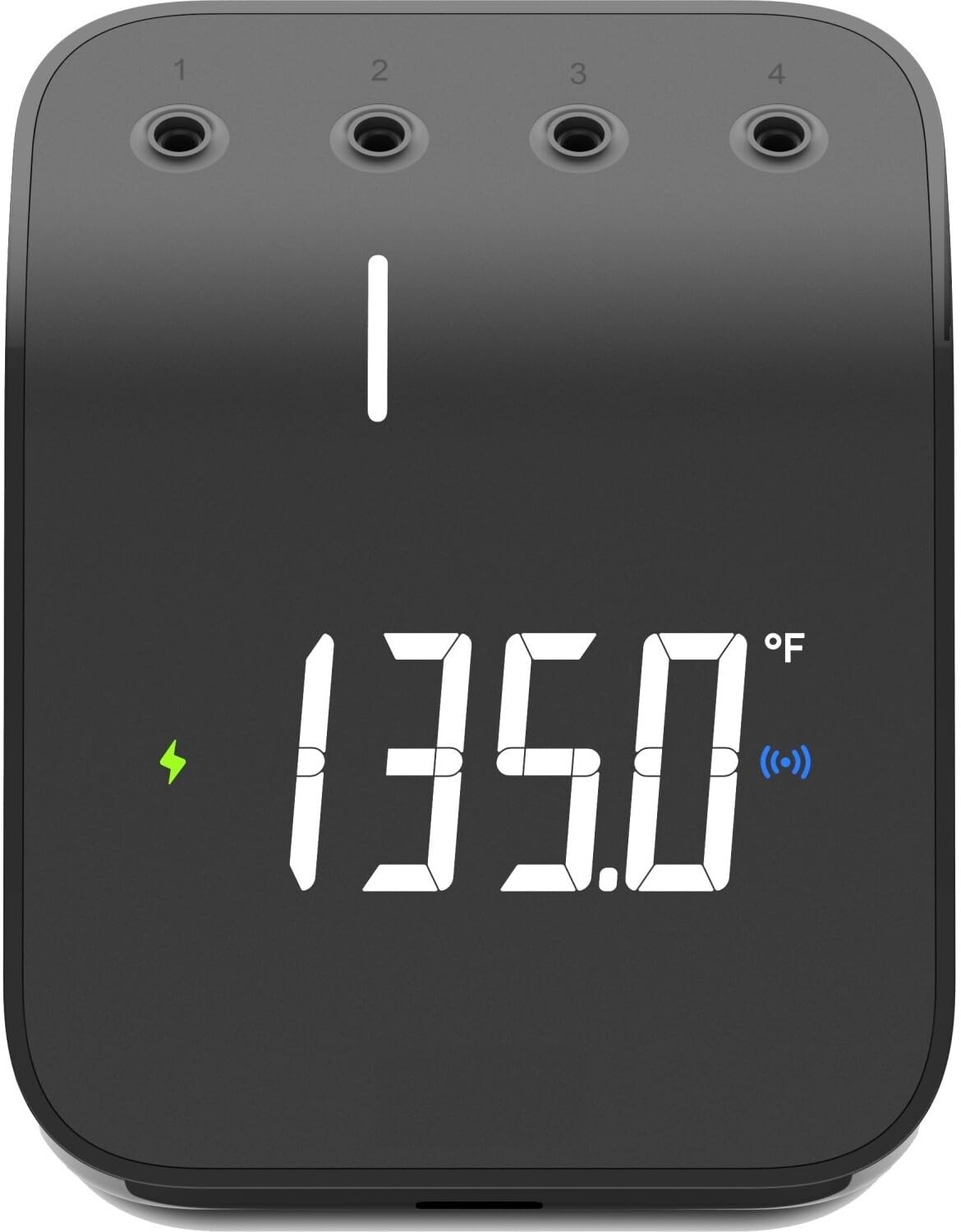 Weber Connect Smart Grilling Hub, termómetro inteligente con Bluetooth y WLAN, control en el dispositivo o mediante la aplicación, instrucciones paso a paso y recetas, hasta 4 sondas - Negro (3202)
