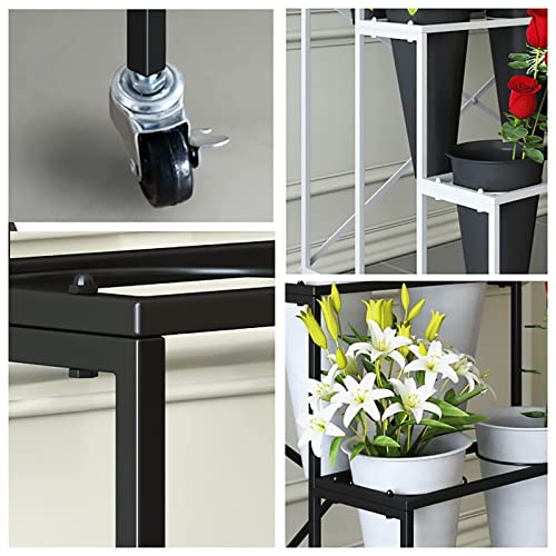 Support pour pots de fleurs et jardinières multicouche intérieur extérieur - 4