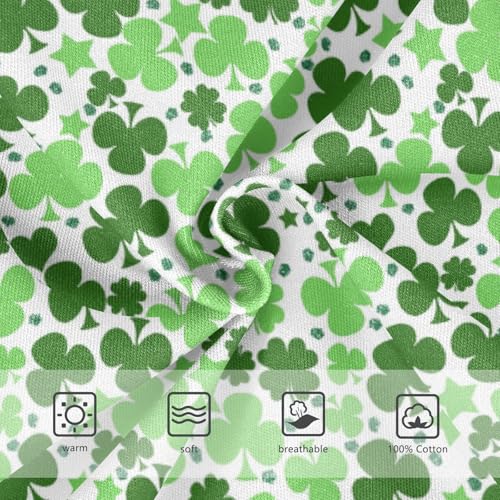 Boys' Exclusive Briefs Toddler Underwear 95% Combed Cotton Boxerbriefs 2T Large Patrick Clover Pattern 113