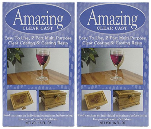 2 Pack - Alumilite Amazing Clear Cast Resin 16 Ounce
