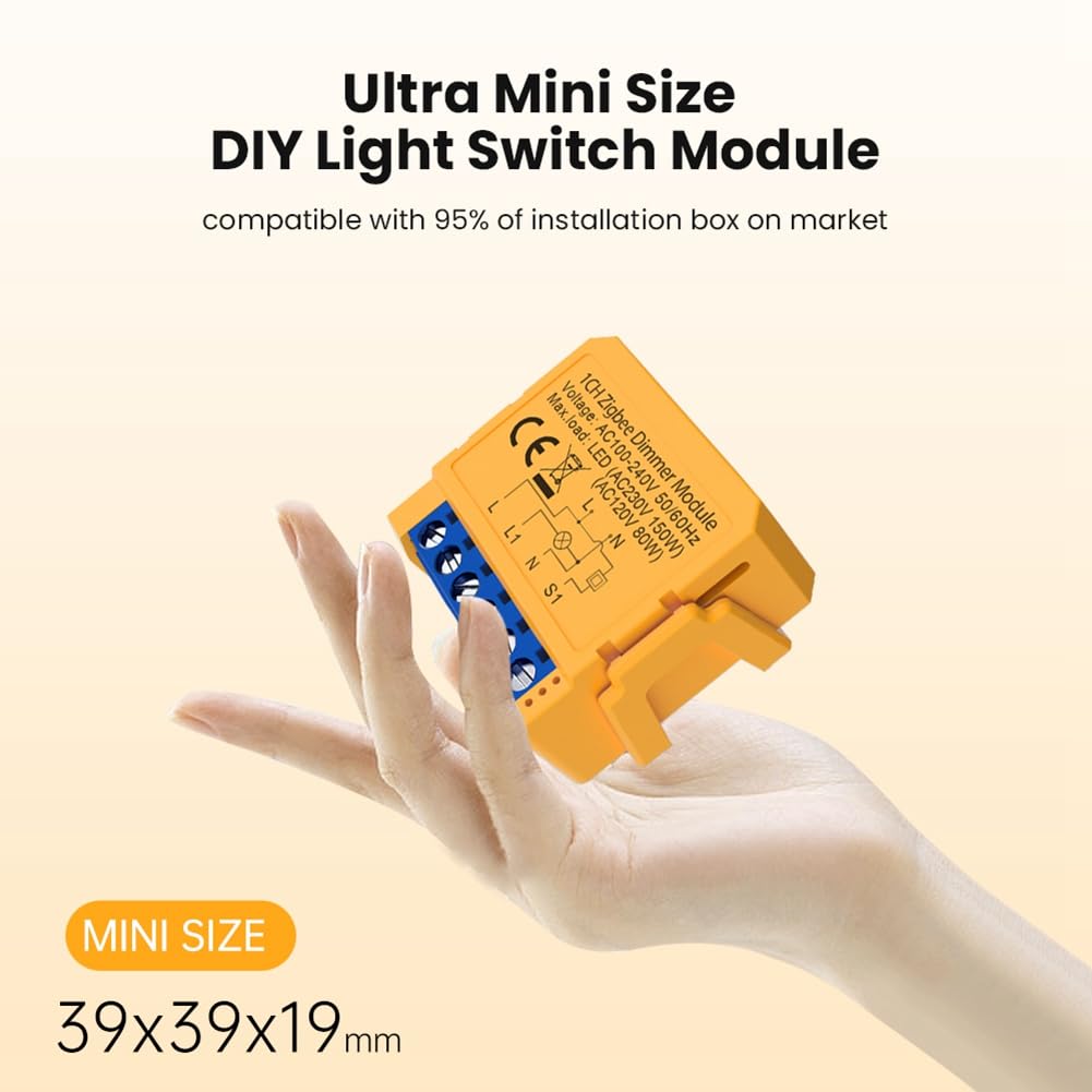 Tuya Zigbee Module de variateur d'intensité intelligent 2 canaux avec lumières LED à intensité variable Variation en continu + commande vocale