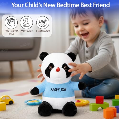 Image of Zest 4 Toyz Soft Toy for Girls | Cute Stuffed Animal Plush Toy | Baby Toys | Panda Soft Toy Cuddly Teddy Bear for Kids | Birthday Gift - Multicolor