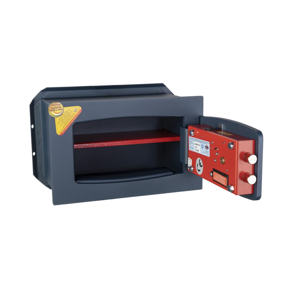 Technomax, Cassaforte a muro, Serie Gold Trony modello GT/3, Apertura a combinazione elettronica digitale, Dimensioni mm. 210 (H) x 340 (L) x 200 (P)