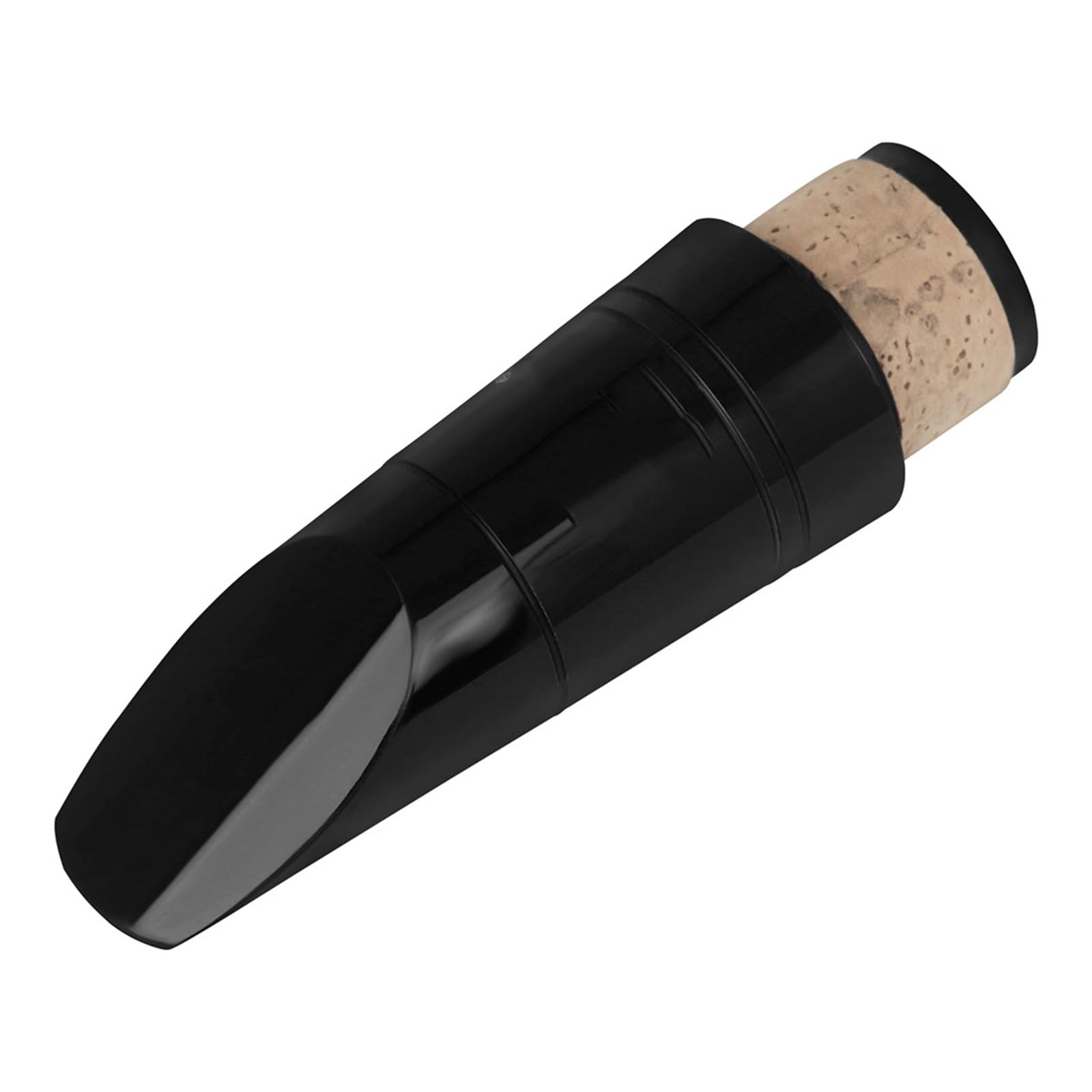 Partes del clarinete Boquilla Para Clarinete En Si Bemol Con Clip De Tapa De Baquelita ABS Negra Para Principiantes Y Exámenes