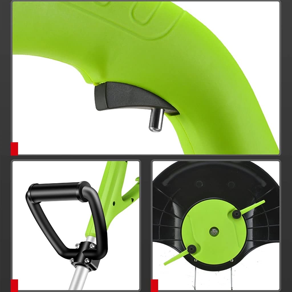 Tosaerba Tosaerba per Uso Domestico Nuovo Tosaerba Portatile in Metallo Piccolo Tosaerba per Uso Domestico Leggero e Comodo, 2000 mA, Verde