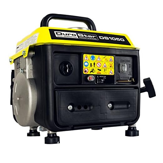 DuroStar DS1050 1050-Watt 2-Hp Air Cooled Gas Powered Portable Generator