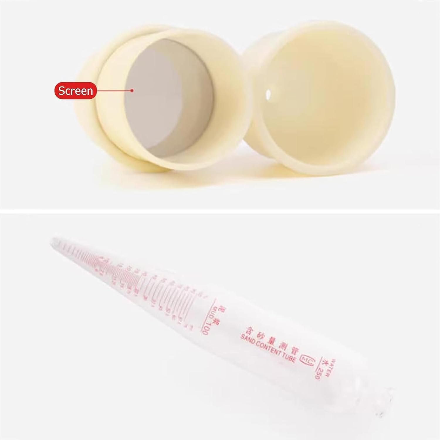 Kit de viscosímetro para lodos, probador de lodos de 3 piezas, con estuche de aluminio, reómetro, para análisis de laboratorio.