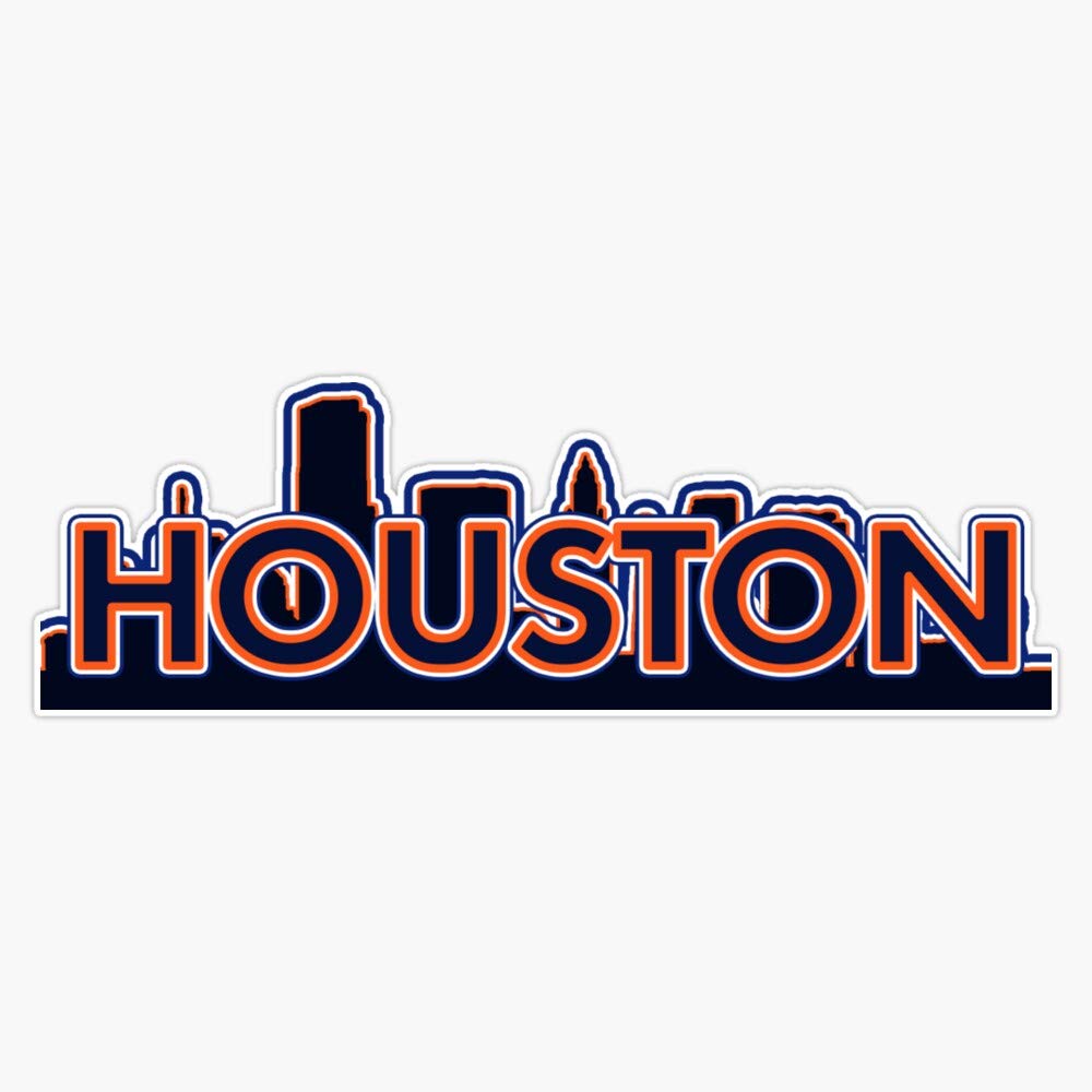 Houston Vinyl Waterproof Sticker Decal Car Laptop Wall Window Bumper Sticker 5"
