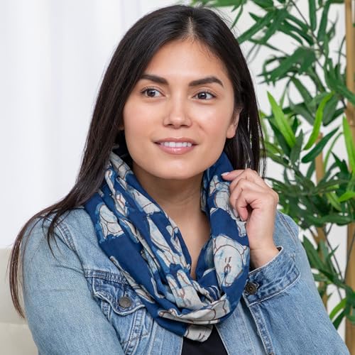 GreaterGood Handwoven Cascade of Colors Lightweight Women's Infinity Fashion Scarf Fair Trade & Artisan-Made Gift For Ladies4