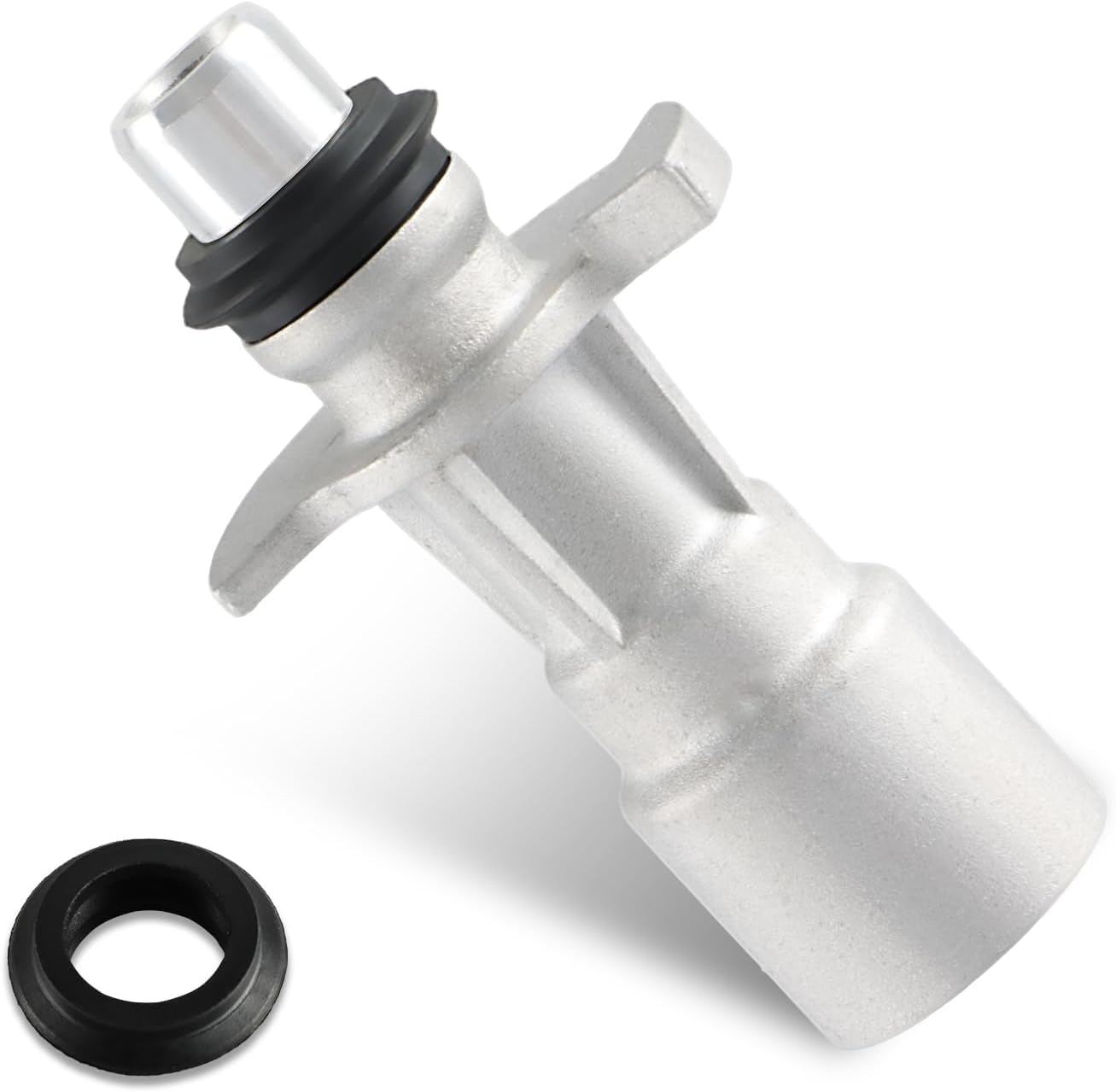 Upgrade Aluminum Engine Water Pump-Oil Cooler Pipe Tube Connector Compatible With Land Rover Sport LR4 Range Rover Replace# LR030593 C2Z18658 LR028136 LR011997