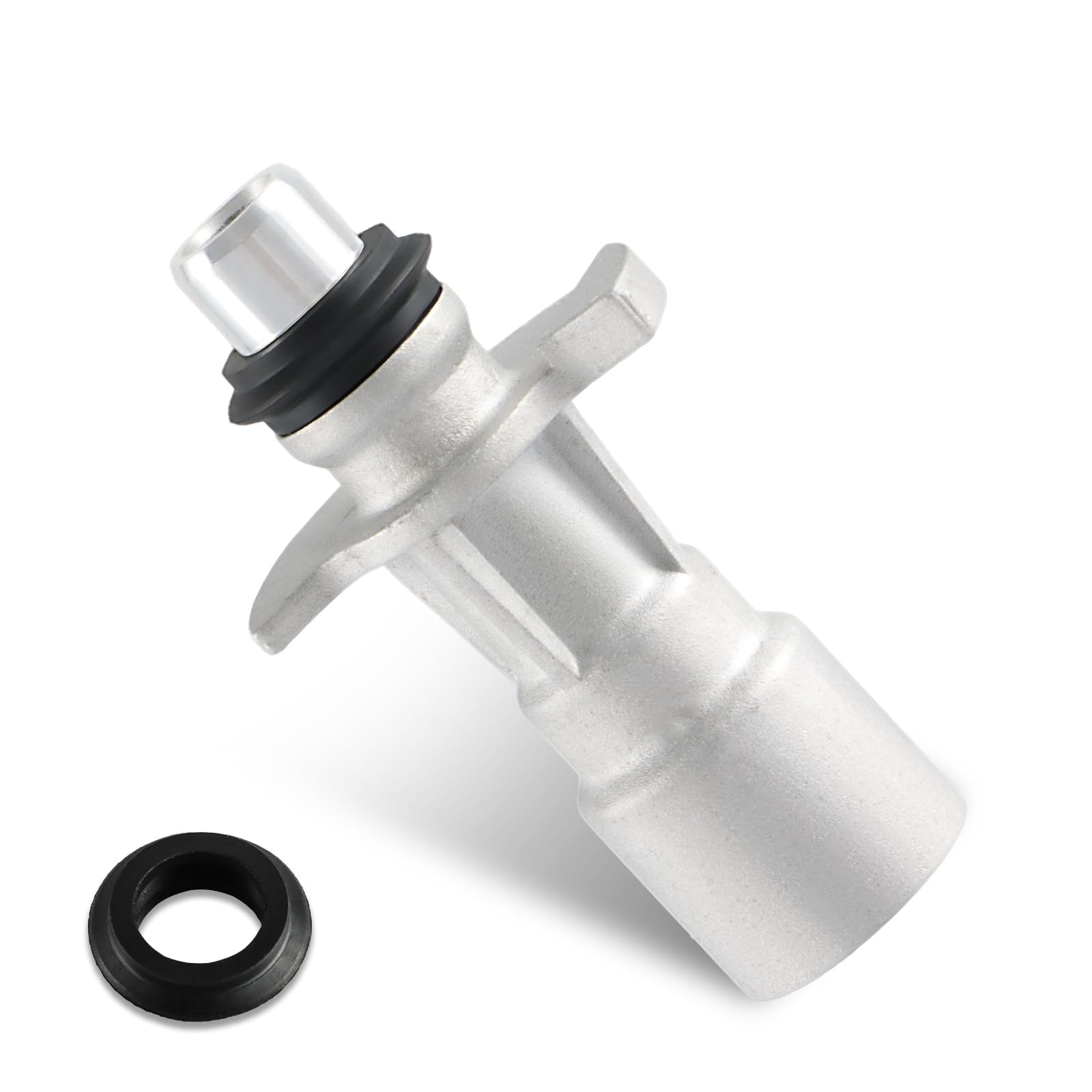 Upgrade Aluminum Engine Water Pump-Oil Cooler Pipe Tube Connector Compatible With Land Rover Sport LR4 Range Rover Replace# LR030593 C2Z18658 LR028136 LR011997