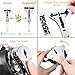 Baban 168 Pcs Watch Repair Kit,Professional Spring Bar Tool Set,Watch Battery Replacement Tool Kit,Larger Adjustable Case Opener,Forceps,Watch Band Link Pin Tool Set with Carrying Case and Instruction