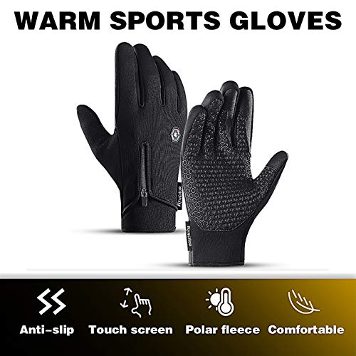 Luvas de Ciclismo, Andoer Luvas masculinas e femininas de ciclismo de inverno Luvas esportivas com t