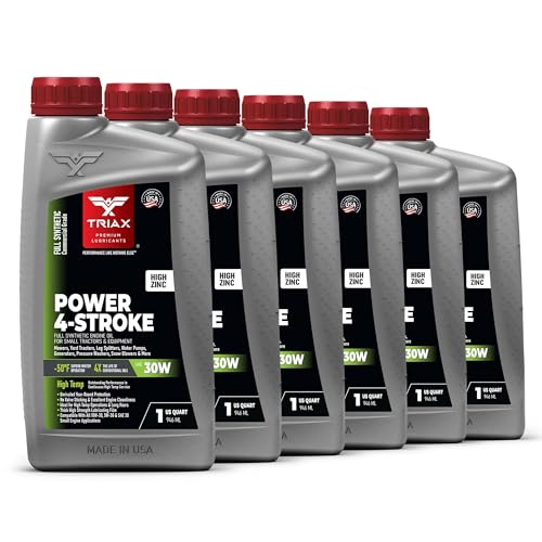 TRIAX Power 4-Stroke SAE 30W Full Synthetic 4 Cycle Small En...