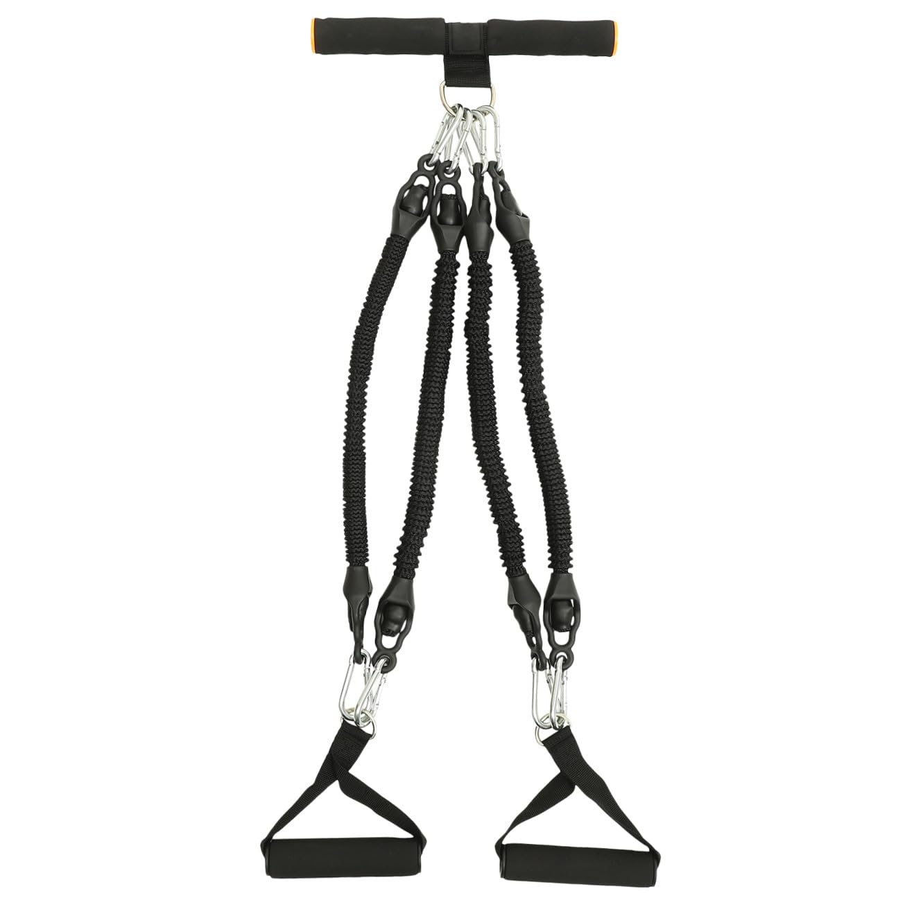 Alipis Corda Elastica per Esercizi con Pedale Resistente e Trazione Multifunzionale per Allenamento Addominali e Fitness in Casa