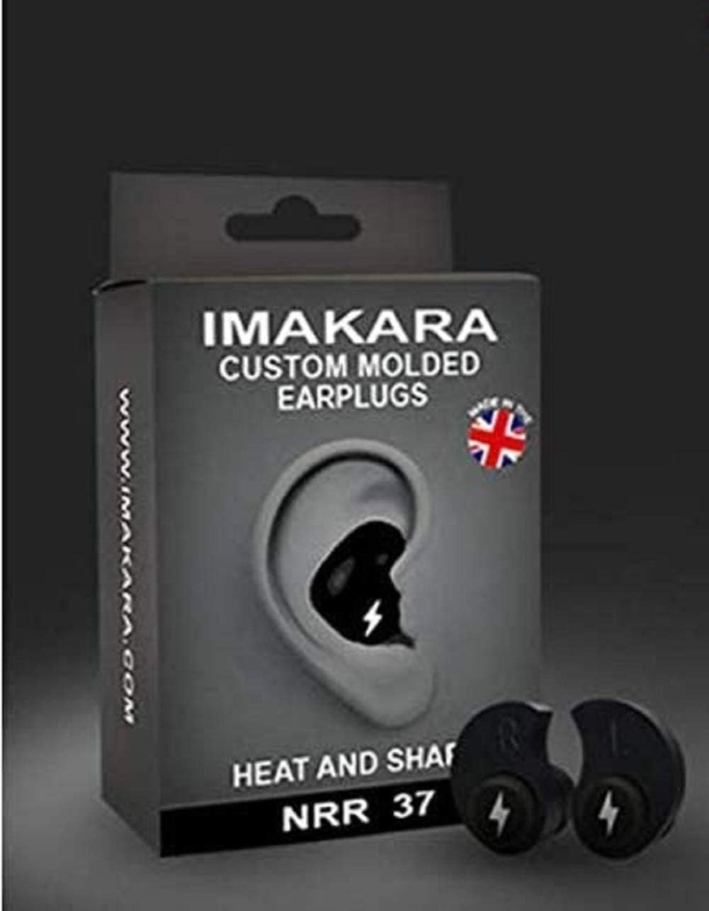 Custom Molded Earplugs, Soundproof earplugs Comfortable Hearing Protection for Sleep, Also Used for Travel, Work, Study & Concerts (Green, Medium)