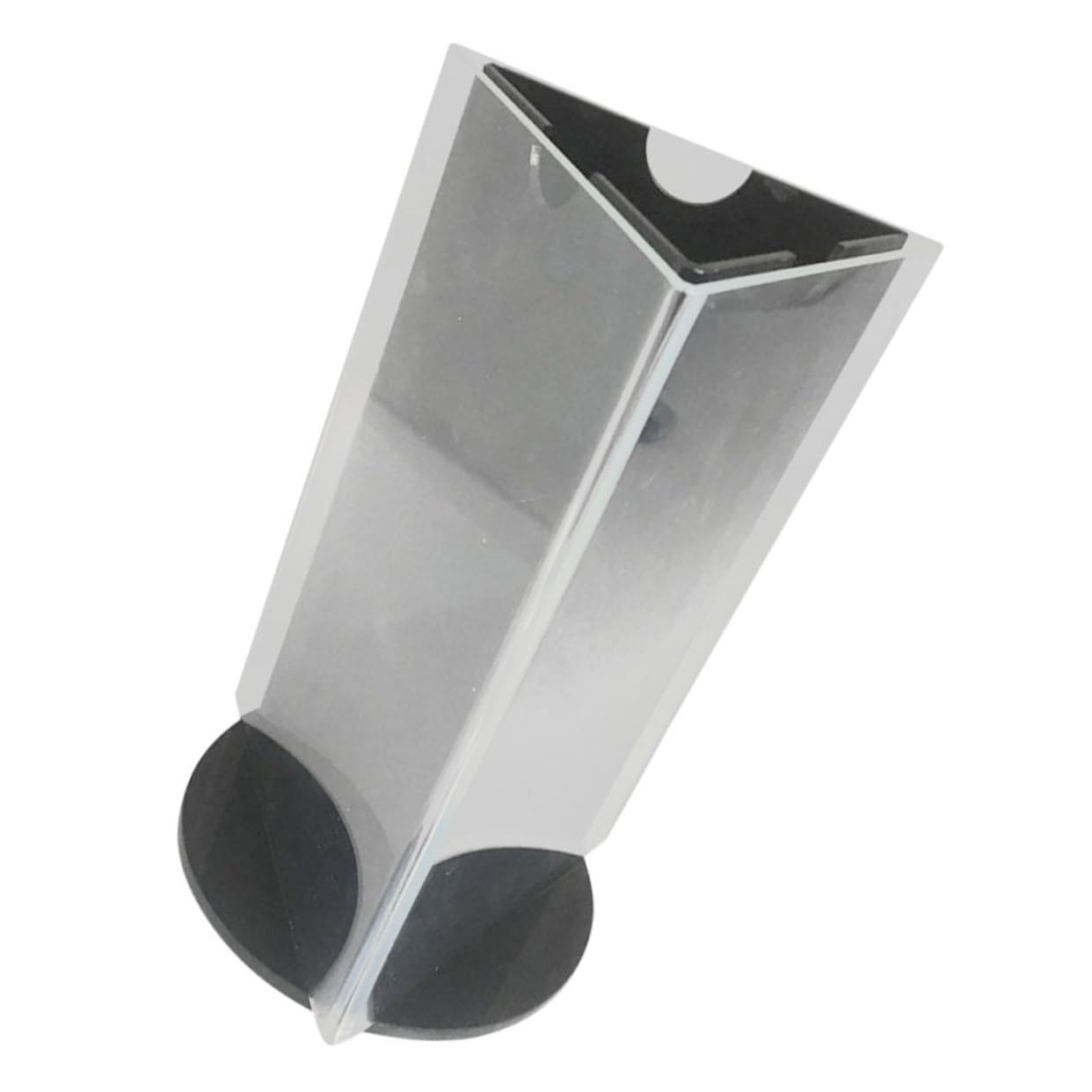 CIYODO Acrylic 3-Sided Rotating Table Card Menu Drink Sign Tag Holder Display Stand for Restaurant Shop A5
