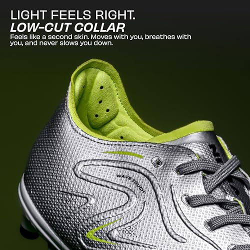 Image of Nivia Ashtang 3.0 Football Studs for Men, TPU Fusion with 3D Embossing Upper, Dual Color High Shear TPU Sole, Ideal for Firm Ground Grass