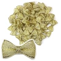 Amazon.co.jp: ミニ リボン【ゴールド】金 蝶結び キラキラ 手芸