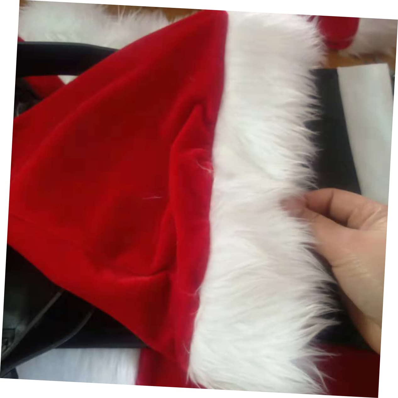 BESPORTBLE 7pièces Costume de Père Noël pour Vêtements de Noël Fêtes Cosplay Créatif et Amusant Disponibles