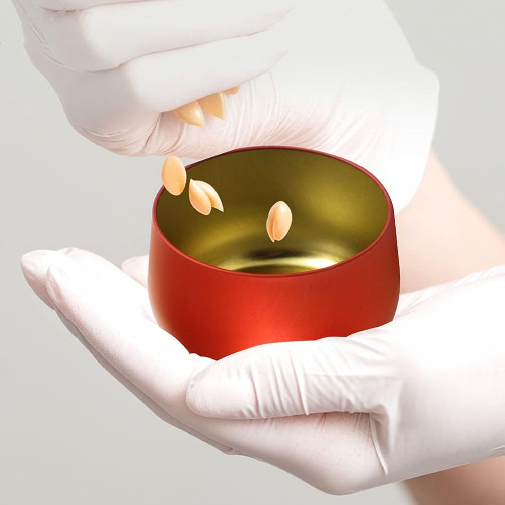 EXCEART 12Pcs Tea Storage Canisters 2.95X2.04X2.04In Airtight Metal Candy Jars with Lids for Home Organization Crafts Jewelry and Loose Leaf Tea