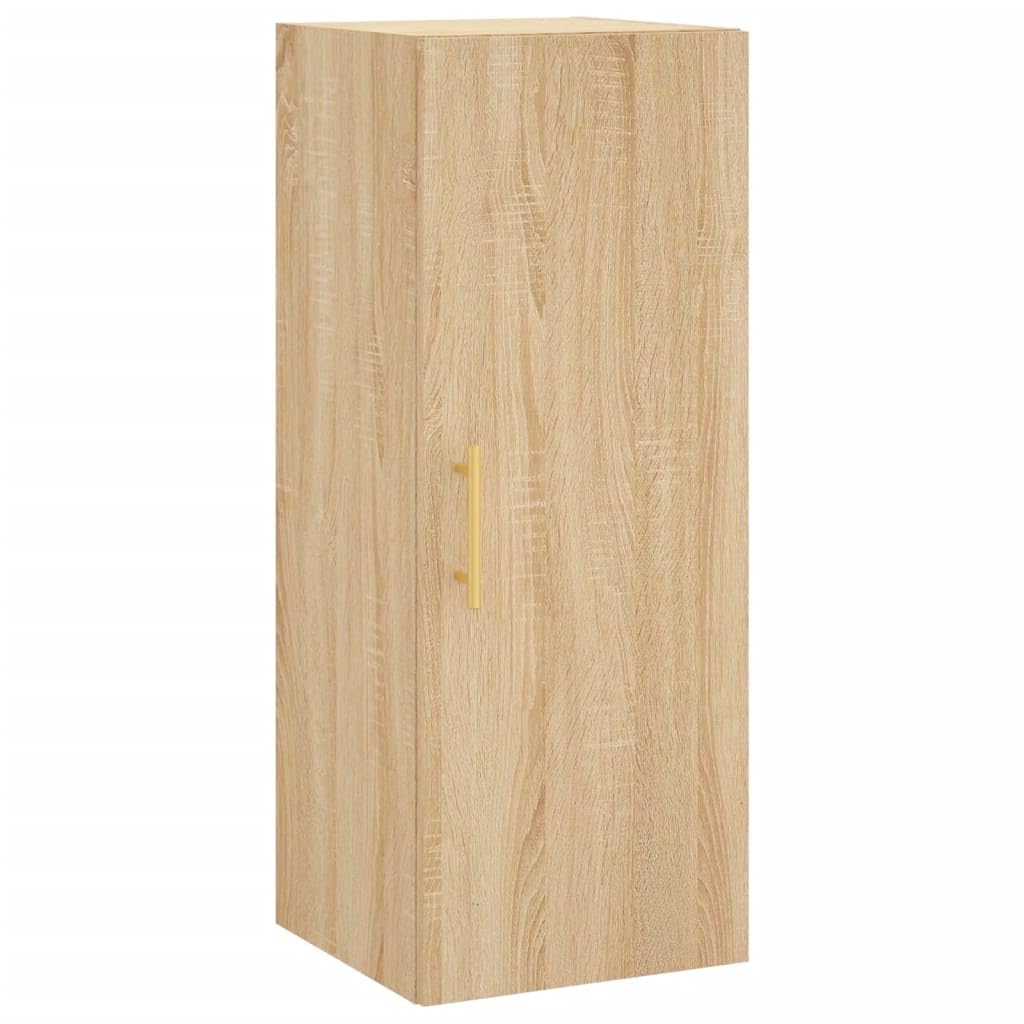 Genérico Armario de Pared Roble Sonoma 34,5x34x90 cm,Mobiliario,Armarios y Almacenamiento,Aparadores,828847
