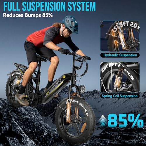 FREESKY 2500W Electric Bike for Adults,105 Miles 48V 25Ah