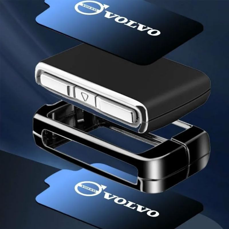 Auto Autosleutel Cover voor Volvo V60 2019-2025, Autosleutelhoes