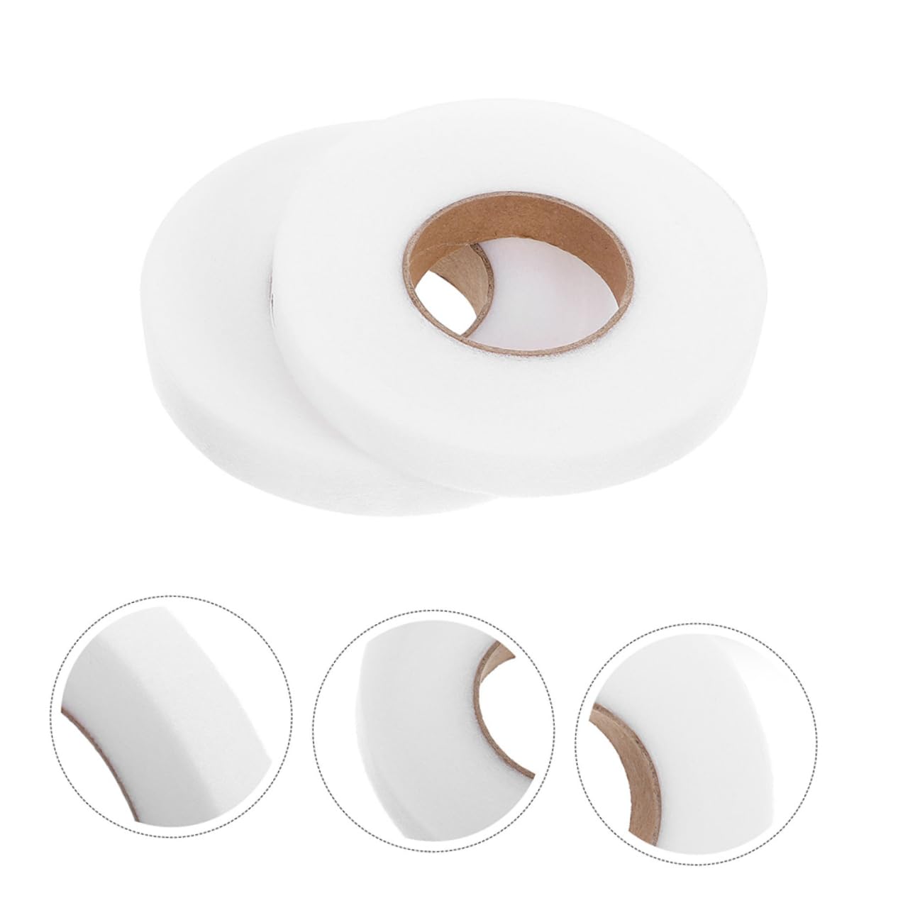 Operitacx 5 Juegos Entretela Fusibles Tela Adhesiva Cortinas Led Cinta De Costura Para Tela Cinta De Doble Cara Para Cinta Para Dobladillo Sin Coser Paño 2 Rollos * 5