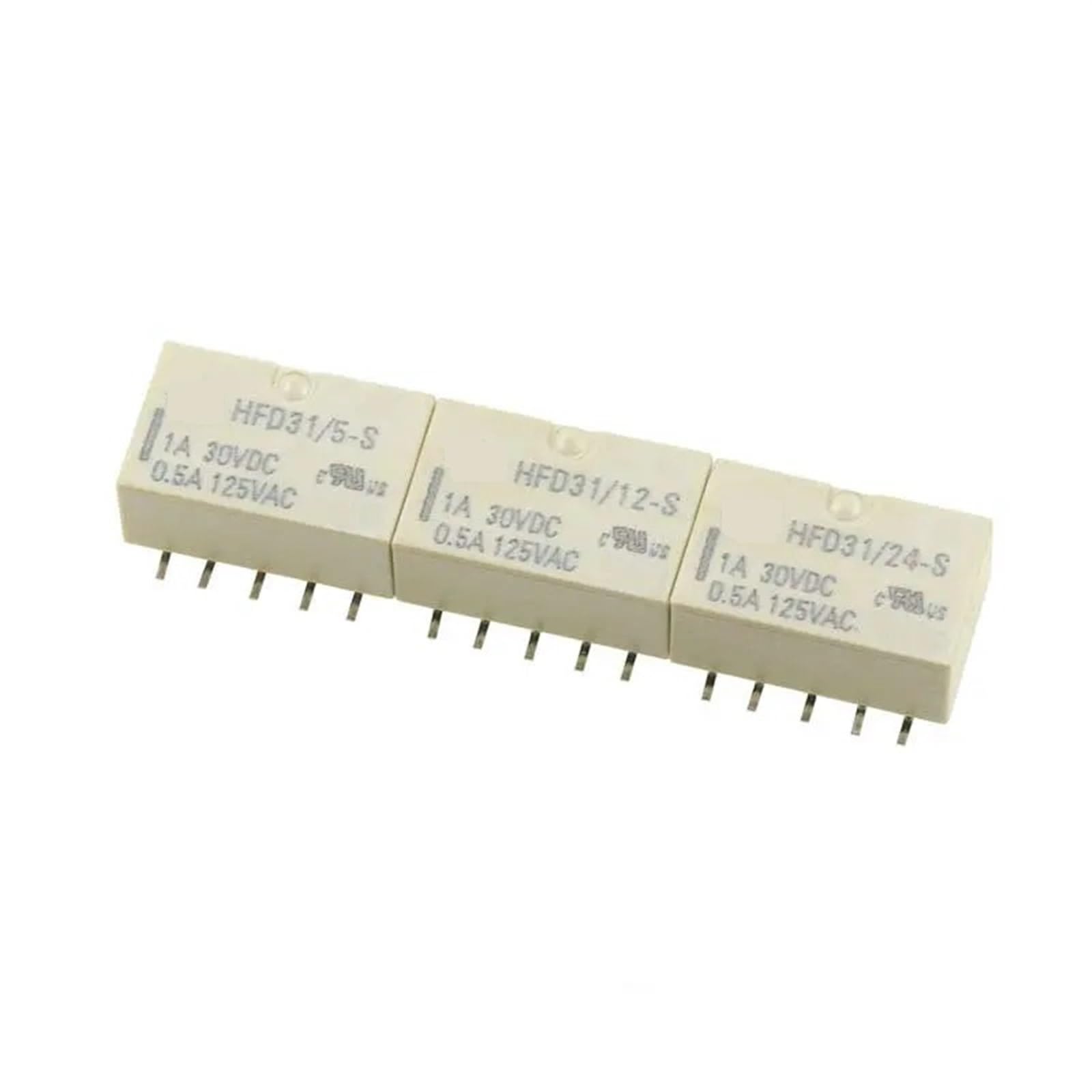 Relais HFD31-5-S 5V miniature à 10 broches pour circuits imprimés | Lot de 5