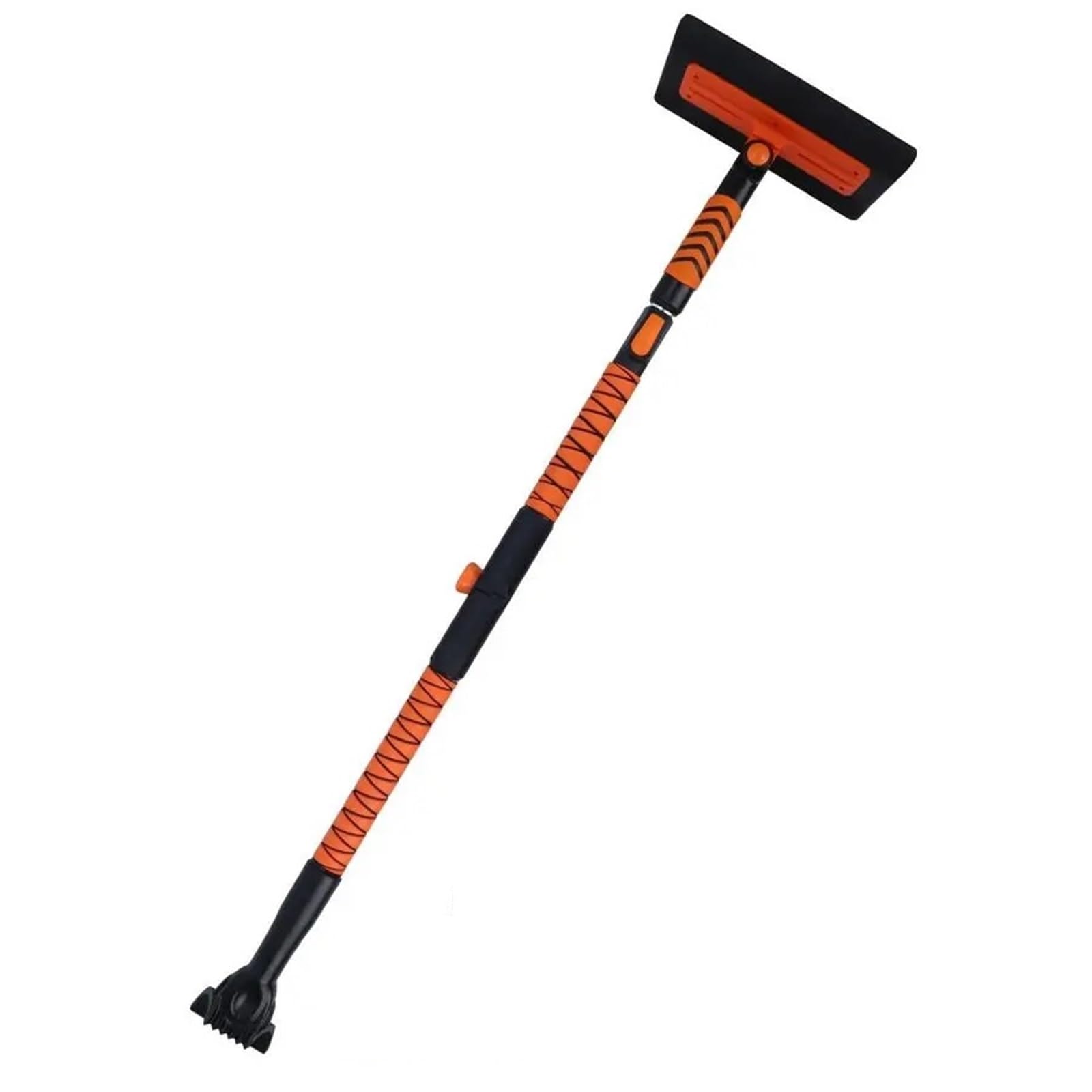 Escoba de nieve extensible de 60 pulgadas y raspador de hielo para coche, cepillo de nieve flexible con cabezal de espuma de 12.2 pulgadas para quitar la nieve del parabrisas de coche, camión, SUV