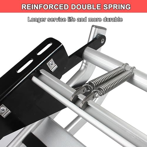 Folding RV Steps with LED Light - Manual Anti-Slip Design, 330 lbs Capacity, Perfect for Camper, Van, Motorhome, Travel Trailer - Durable & Safe Access Solution