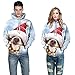 Ugly Christmas Sweater Sweatshirts Women Men Funny Cute Merry Santa Xmas Christmas Sweaters Hoodie Graphic Tees New Years Eve Holiday Party Vacation Outfits Fall Fashion Winter Clothing Clothes Tops