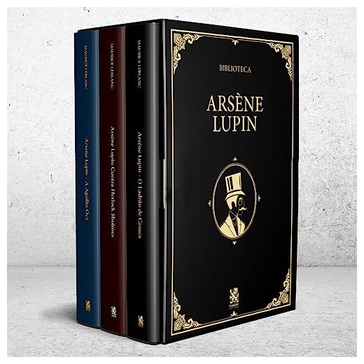 Biblioteca Arsène Lupin Volume 01 - Box com 3 Livros