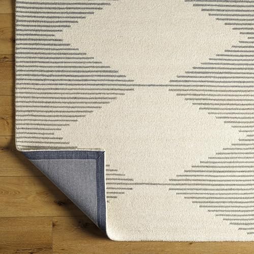 Image of Hand Tufted Wool Carpets Anti Shedding Rug Modern Carpets for Living Room Size 5x8 Feet