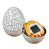  TOOGOO Elektronische Haustiere Spielzeug der Kinder Schluessel Digitale Haustiere Tumbler Ei von Dinosaurier virtuelle Haustiere Weiss