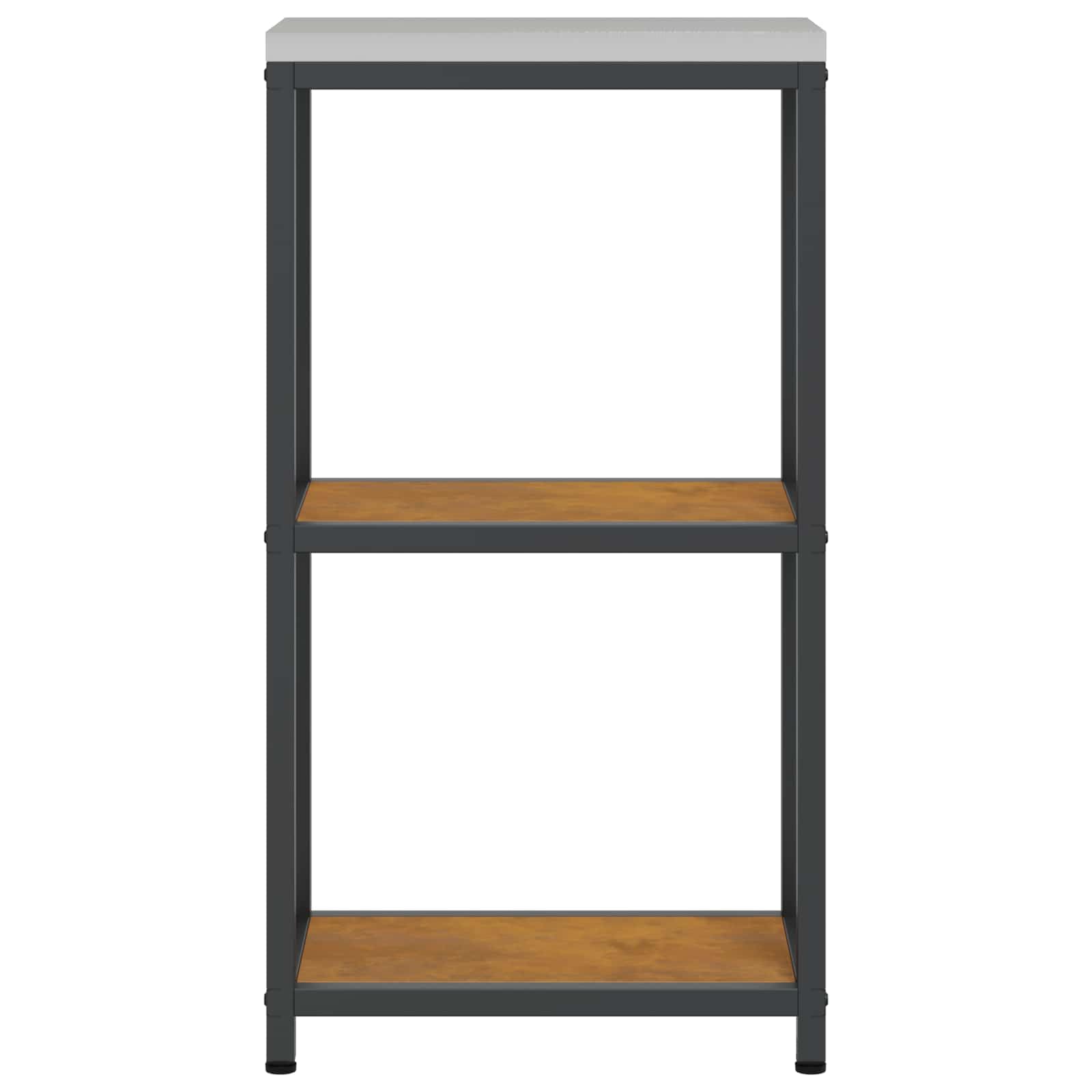 Küchenregal 30x50x92 cm Rostfarben Stahl Modernes Design mit Brettregalen Robuste Langlebigkeit für individuelle Küchenorganisation in Küche Esszimmer