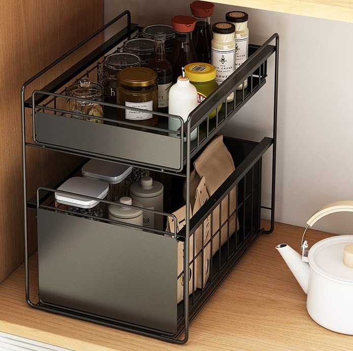 Amazon.co.jp: キッチンラック シンク下食器収納ラック キッチン