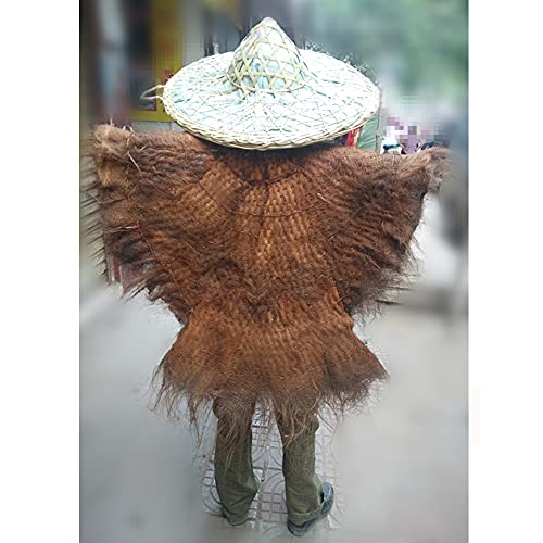 Ancient Chinese Style Raincoats are Hand-Made by Ancient Methods and Handicrafts. They Can Be Used As Rain Gear in Rainy Days. Wall Decorations4