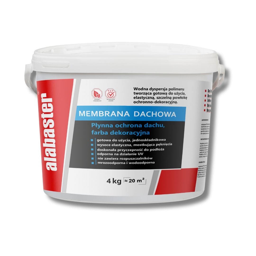 FARBA DEKOR MEMBRANA DACHOWA PŁYNNA-ALABASTER 4KG