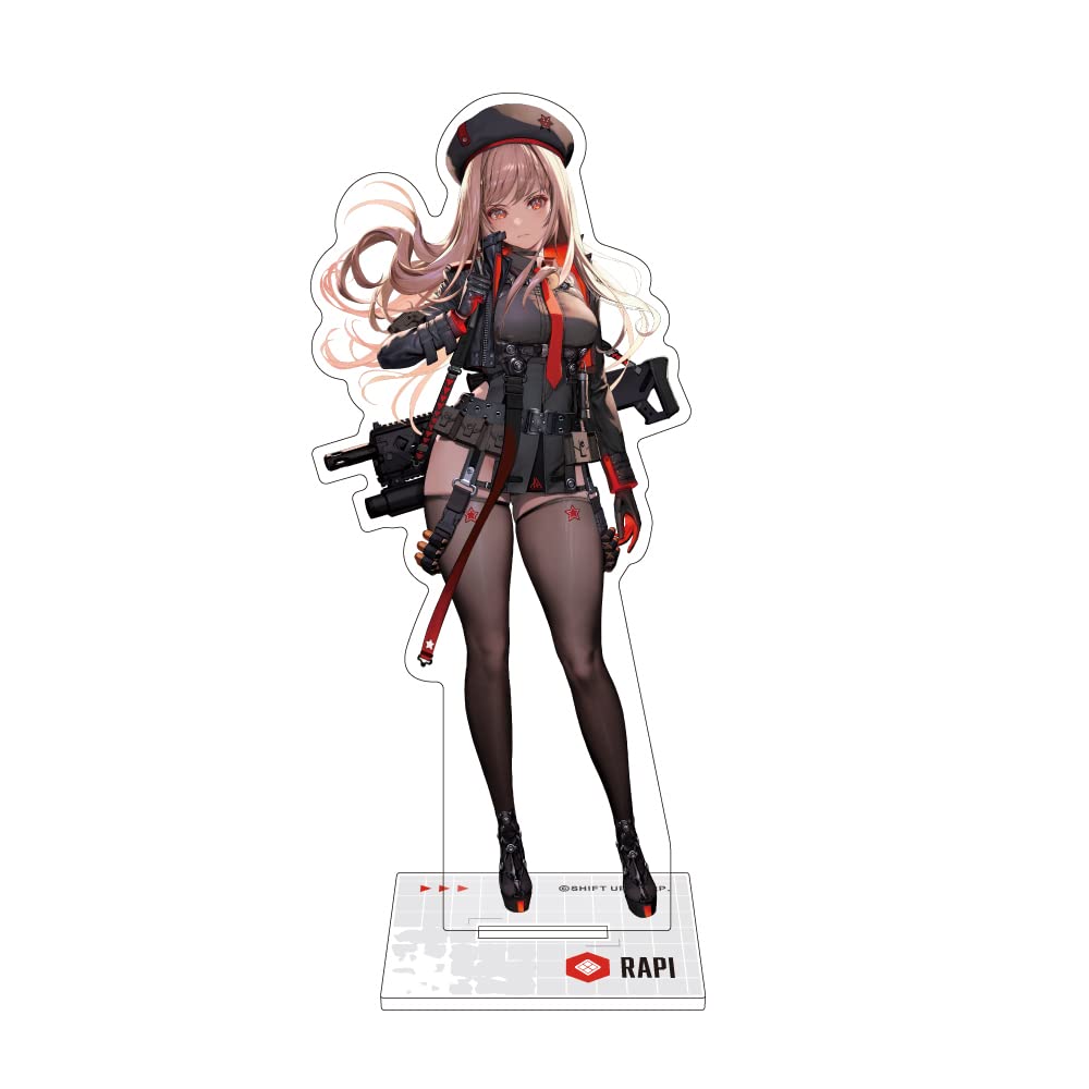 Nikke Acrylic Stand, Lapi, Approx. W1.7 - 4.1 inches (43 - 106 mm) x H4.7 inches (120 mm), Acrylic
