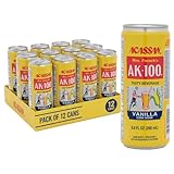 Acassan Mrs. French Ak-100 Vanilla Corn Drink, 9.8 fl Oz (Pack of 12)