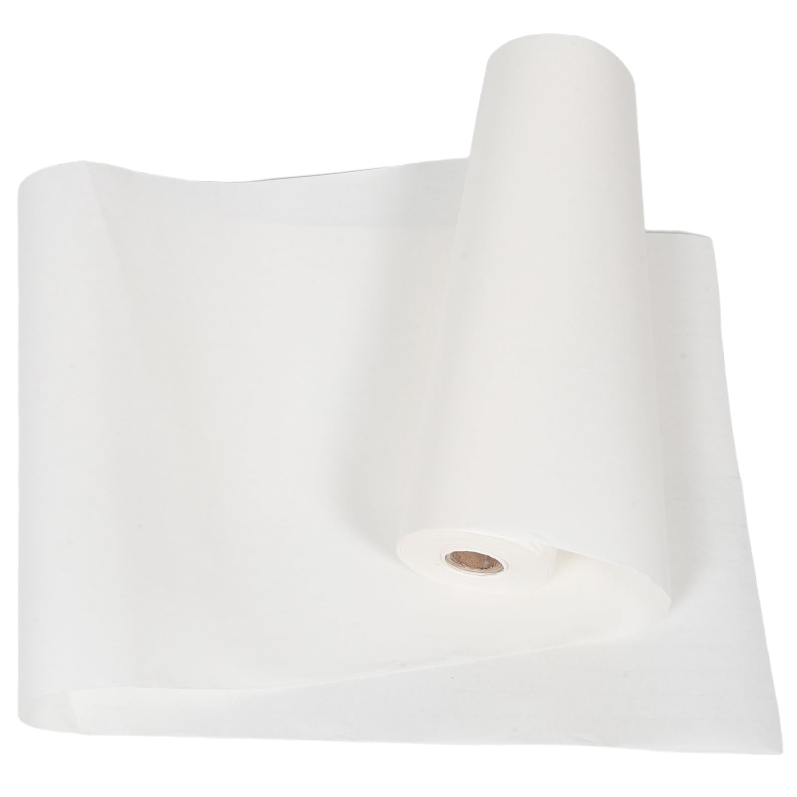 Alipis Rollo de Papel de Arroz Blanco Material Grueso para Caligrafía China de 35cm X 50m y Diseño en Rollo, Adecuado para Proyectos de Arte y Preservación en Casa