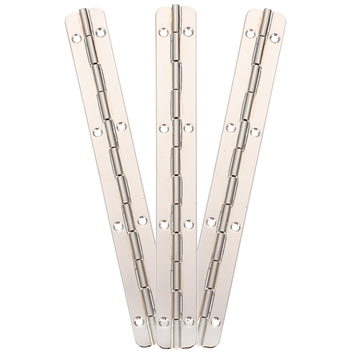 KICHOUSE 3pcs 180 Piano Hinge Garage Door Hinge Overlay Cabinet Hinges Flip Hinges Piano Top Hinges Spring Hinge Charniere Piano Mini Door Hinge Piano Boat Hinges Clear Bolt Stainless Steel