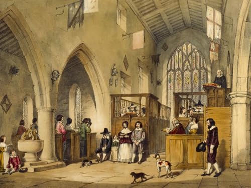 Tableau Chapelle à Haddon Hall par Nash pour sublimer le salon avec une toile de 60x90cm