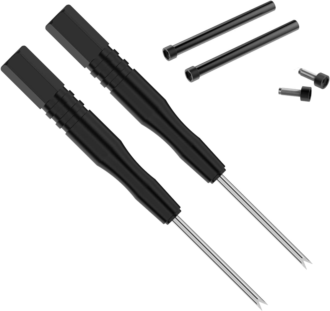 hengkang Compatible with Amazfit T-Rex 2 Smart Watch Screw Accessory, 2PCS Stainless Steel Replacement Screws with 2PCS Screwdrivers Removal Tool for Amazfit T Rex 2 Smartwatch