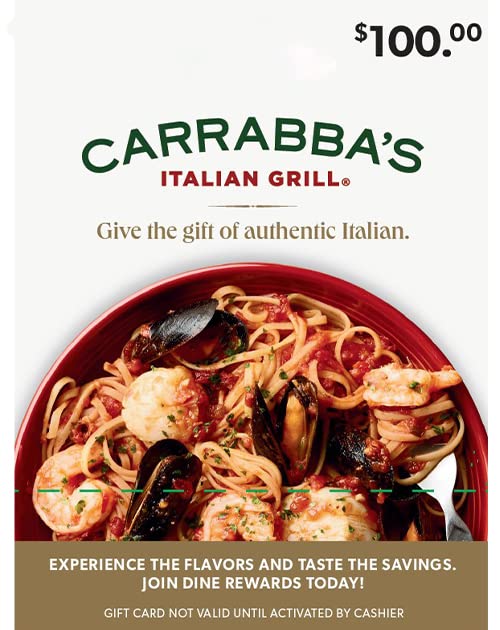 Carrabbas Italian Grill Restaurant Gift Card Desertcart INDIA