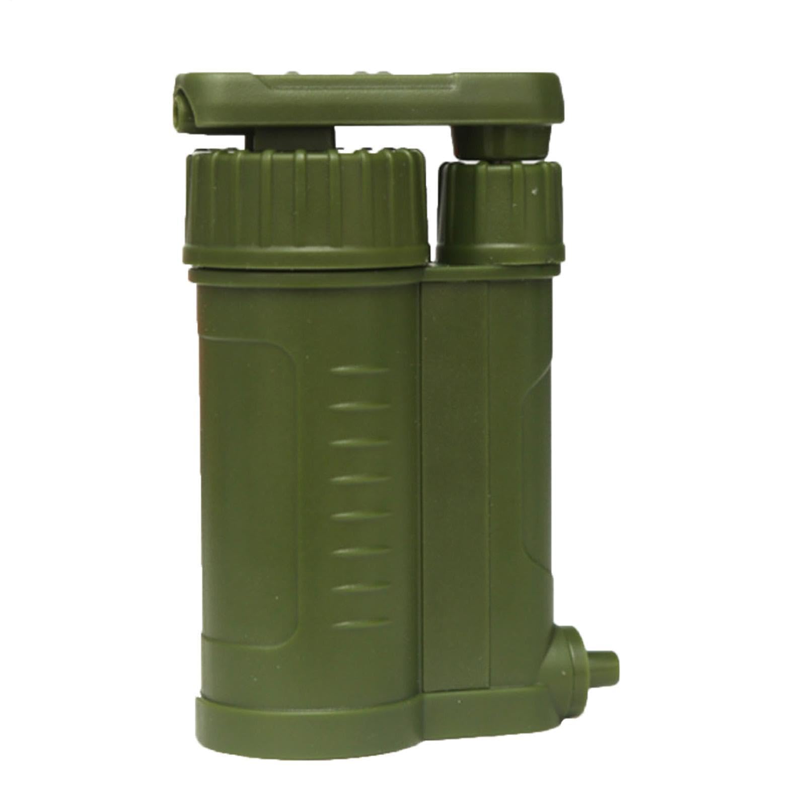 Survival Water Filter – Portable Hydration Solution, 7.5x4.1x11.3cm Filtering System ABS, Hollow Fiber Carbon Membrane Feature With Beneficial Mineral Retention | River Lake Stream Rain For Outdoor