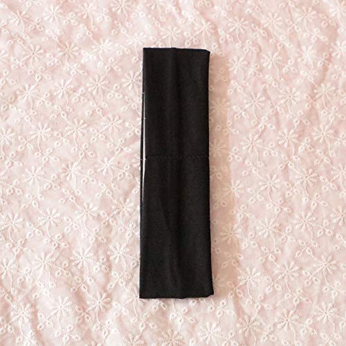 Image of Sport Yoga Headbands,Pack of 14,Fashion Soft Elastic Polyester Sweatband Yoga Stretchy Headband for Women Man Girl (Black)